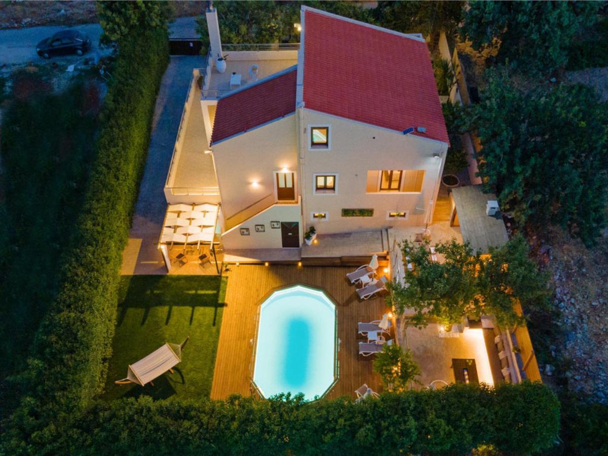 Villa Ellovos With Private Pool Rethymno  ภายนอก รูปภาพ