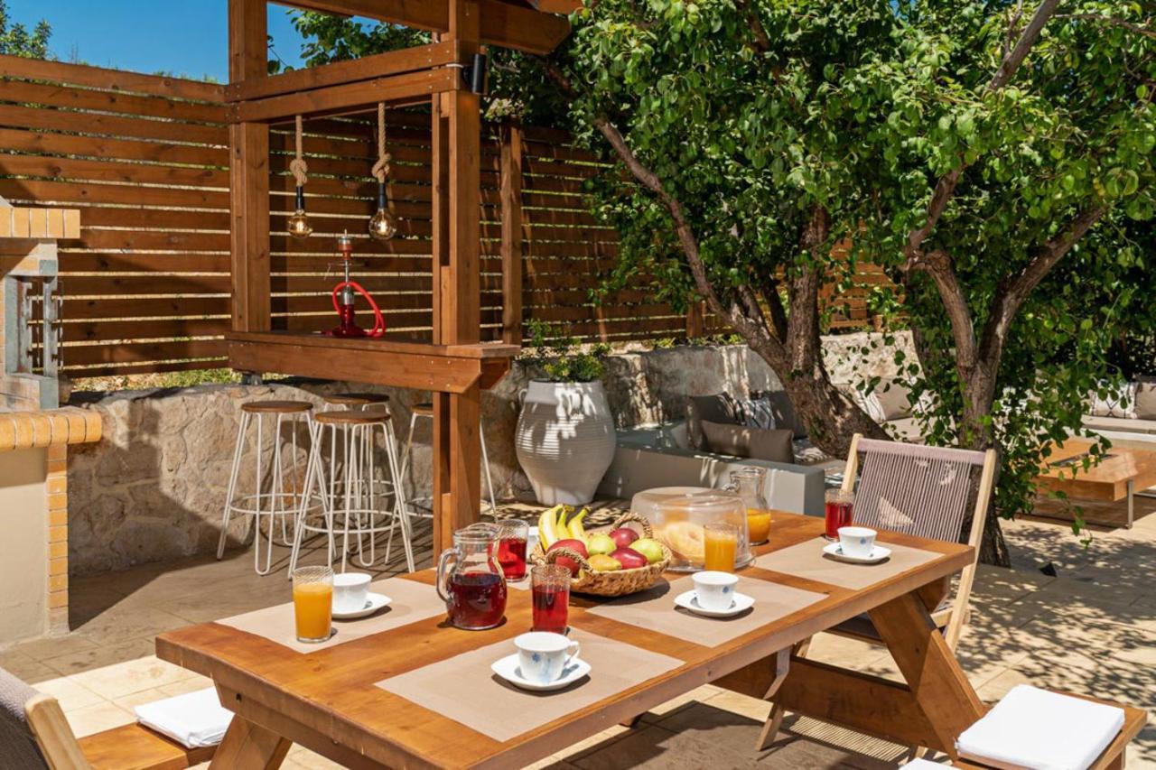 Villa Ellovos With Private Pool Rethymno  ภายนอก รูปภาพ