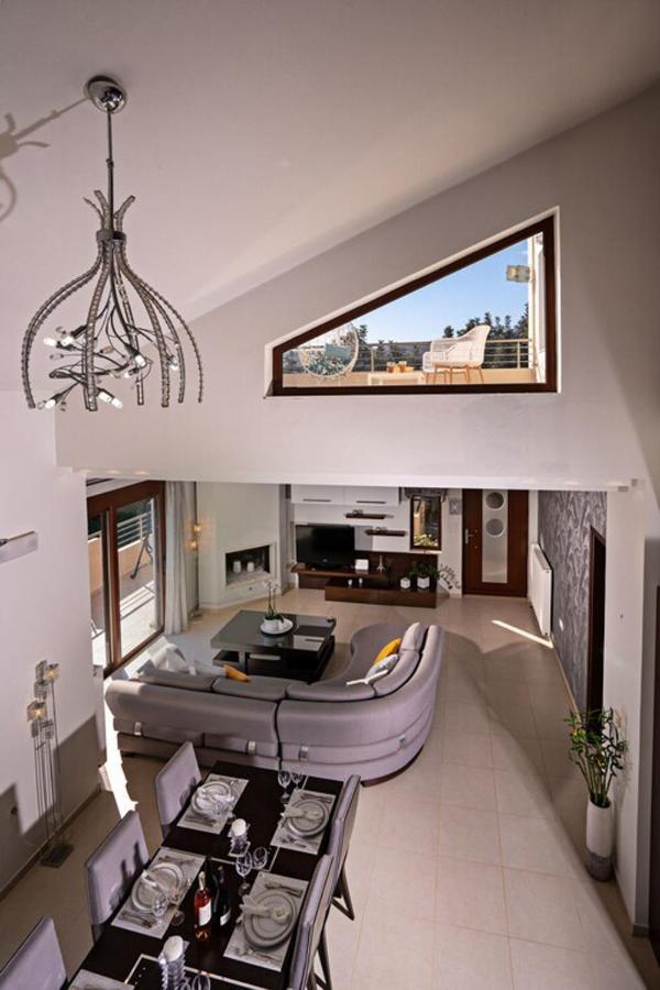Villa Ellovos With Private Pool Rethymno  ภายนอก รูปภาพ